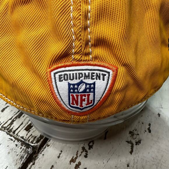 Chicago Bears Reebok NFL Equipment On Field Orange Gray Hat Cap Size M/L - Picture 3 of 8